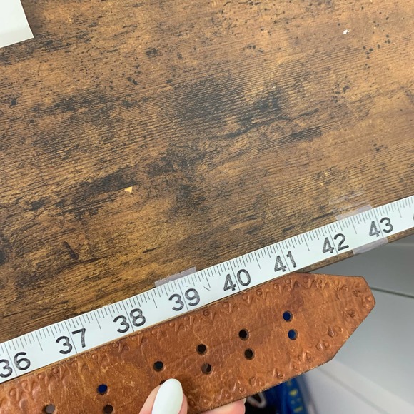 Belt Brown Leather Solid Casual Adjustable Boho - Picture 10 of 10